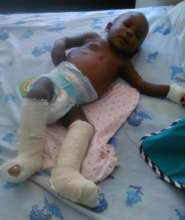 Baby Aviguel in hospital