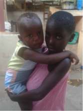 Mary and Ngina after being rescued