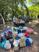 Loading the donations for the trip back to Limpopo