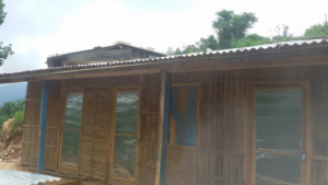Health facility made of bamboo (earthquake proof)