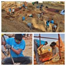 Foundation work on the first 2 resilient homes