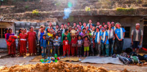 AHV and Beneficiaries at Goodbye Ceremony
