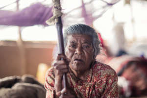 72 year old Nepalese woman