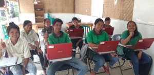 Learning EMpower computer class at EBPP camp
