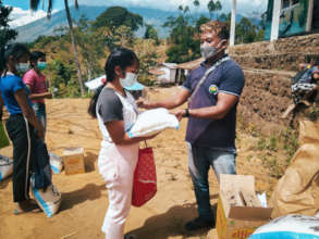 Monthly food staple packages to all students