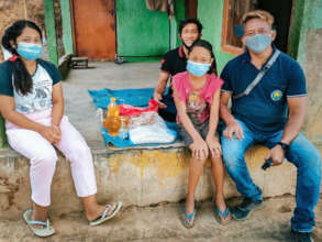 Monthly food staple packages to all students