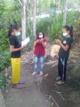 Students find place which have internet signal