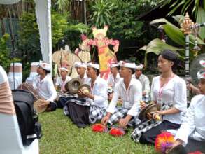 Performing at The Shanti Foundation
