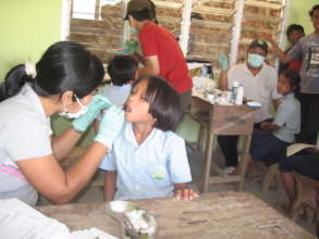 Dental check at the school