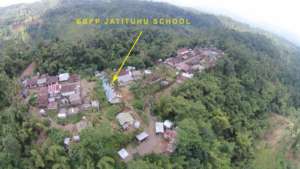 Aerial view of Jatituhu School