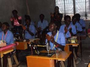 Group of delighted trainees