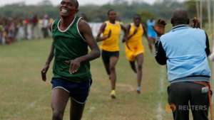 Competitors in men's 800m event.