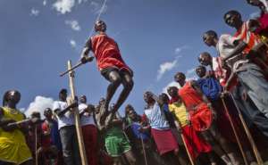 Maasai Olympics - Jumping Events