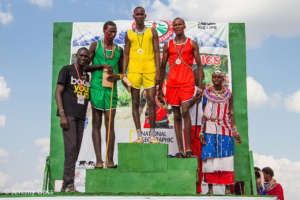 Maasai Olympics - Winners Podium