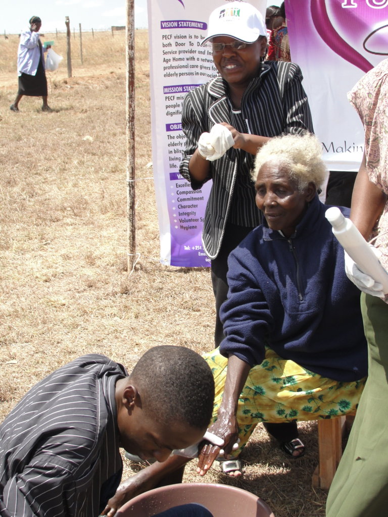HELP NEGLECTED VULNERABLE ELDERLY PEOPLE IN KENYA