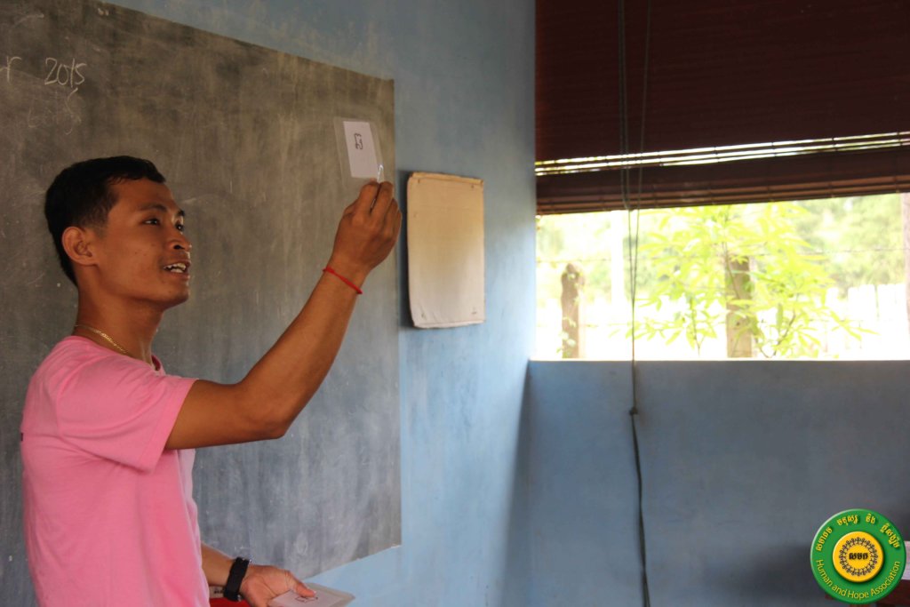 Provide language classes for 35 Cambodian children