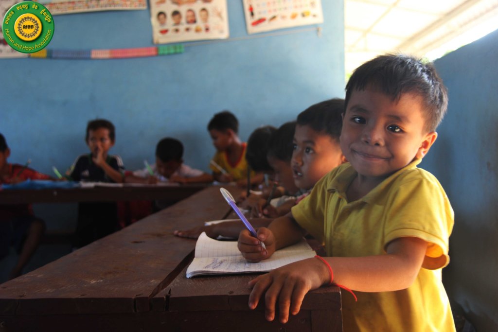 Provide language classes for 35 Cambodian children