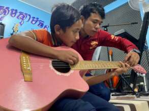 Learning something new at our arts center