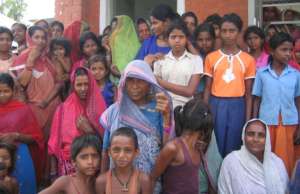 Girls and women of the villages