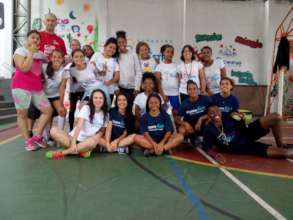 Young leaders and Futsal students