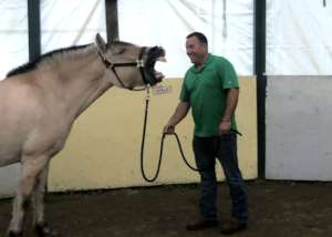 ? Drill Sargent Hagar the therapy horse with John