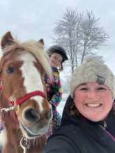 Yes we ride in the winter!
