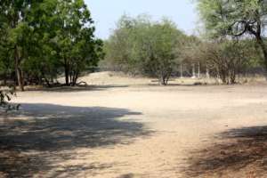 The fields around the camp