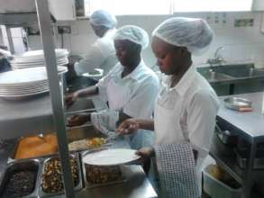 Girls at their New working place