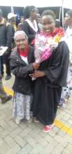 Monica with her Grandmother