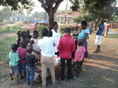 Explaining to patients that we are out of drugs.