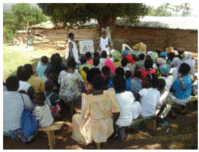 Fig. 3 Health sensitization session for patients