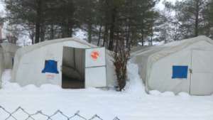 Diyarbakir Fidanlik Camp Under Snow, 2016