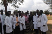 Emergency medical clinic in rural Uganda
