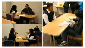 Mock Interview Sessions in the Career Academies.