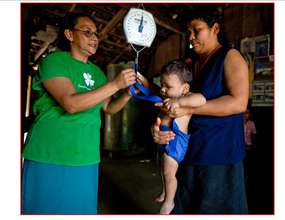 Community health worker in Nicaragua