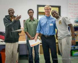 After-school volunteer appreciation event