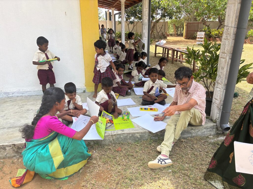 Interacting with the Artist Pala