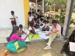 Interacting with the Artist Pala