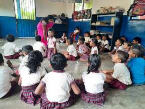English language class in session