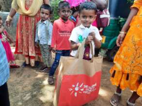 Me with my goodie bag