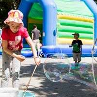 BUBBLES and JUMPING CASTLE