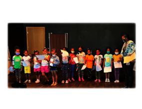 Five and six year old youth in the summer program