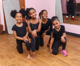 Younger girls are anxious to perform