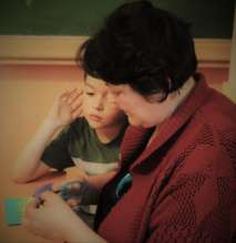 Workshop with mums and children