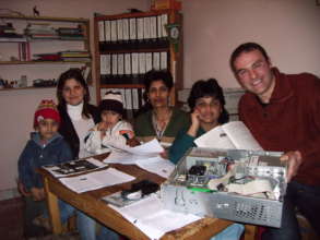Training on the use of the PC