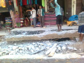 Broken road