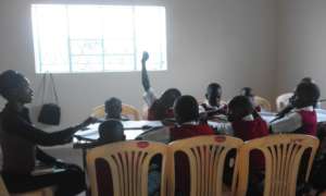Classes in session at the new boarding school