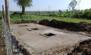 Ground water tanks at Akili School