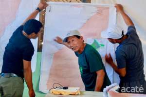 Matses elder shaman Arturo contesting gov't titles
