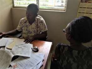 Ms Alexandre at work